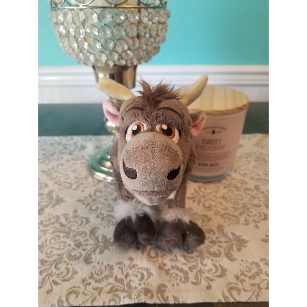 Disney Store Original Sven Frozen Reindeer Stuffed Plush 11 Inch Brown Toy